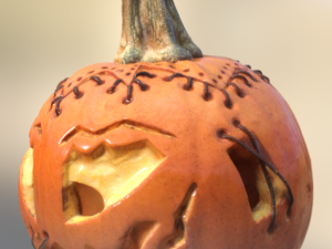 pumpkin monster halloween 3D Model