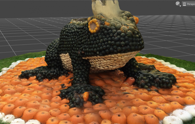 pumpink frog prince decor halloween Modello 3D .c4d .max .obj .3ds .fbx .stl .blend 