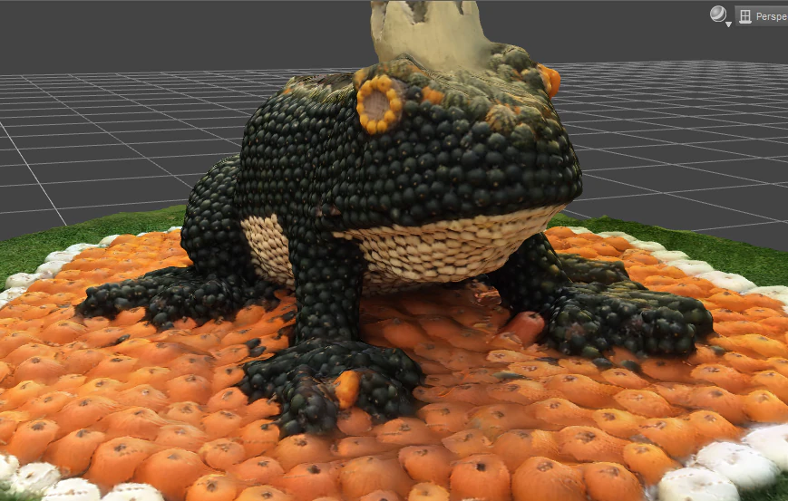 pumpink frog prince decor halloween 3D Model .c4d .max .obj .3ds .fbx .stl .blend 