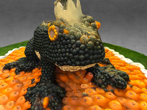 pumpink frog prince decor halloween Modello 3D
