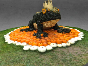 pumpink frog prince decor halloween 3D Model