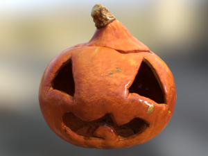 pumpkin halloween scan 3D 모델
