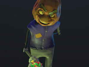 pumpkin man aggressor 3D Model