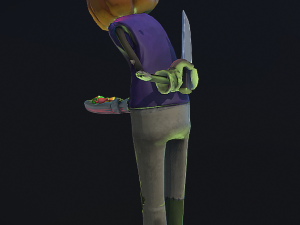 pumpkin man aggressor Model 3D