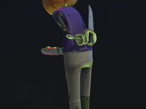pumpkin man aggressor 3D Model