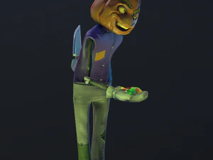 pumpkin man aggressor 3D Model