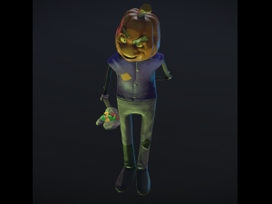 pumpkin man aggressor Model 3D