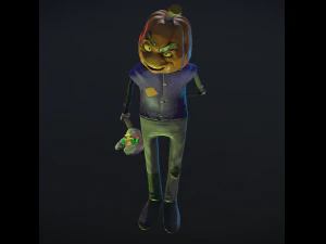 pumpkin man aggressor 3D Model