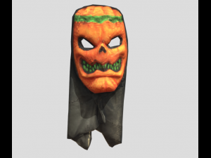 pumpkin mask halloween 3D Model