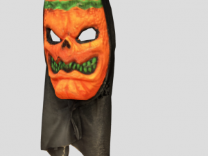 pumpkin mask halloween 3D Model