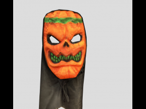 pumpkin mask halloween 3D Model