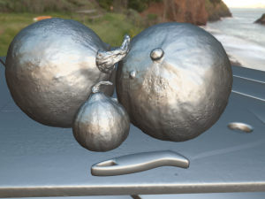 pumpkin hokaido ambient scene 3D Model