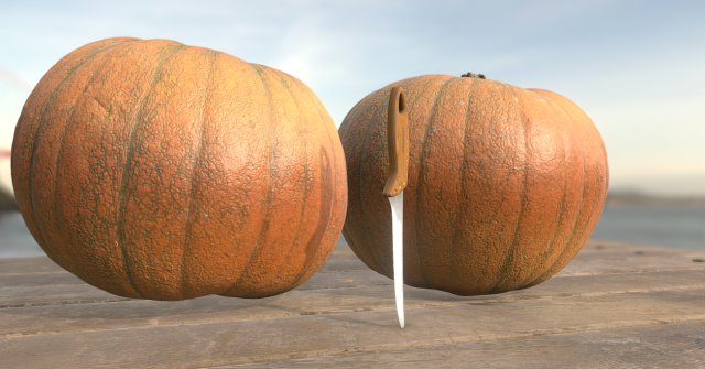 pumpink vegetable realistic Modèle 3D .c4d .max .obj .3ds .fbx .stl .blend 