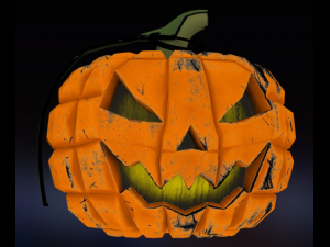 pumpkin grenade Model 3D