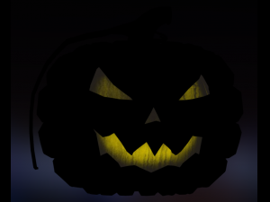 pumpkin grenade Model 3D