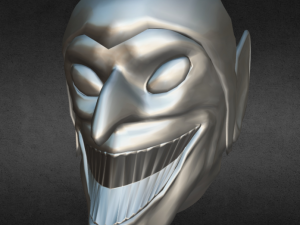 mask green goblins fantasy Model 3D
