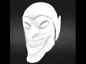 mask green goblins fantasy Model 3D