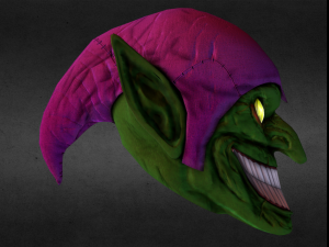 mask green goblins fantasy Model 3D