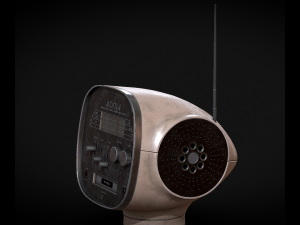 radio space age 3D Model