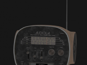 radio space age 3D Model