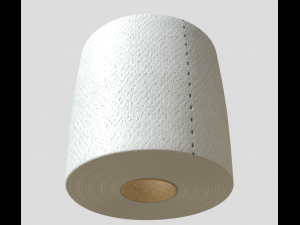 toilet paper 3D-Modell