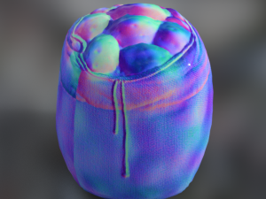 bag potato Modello 3D