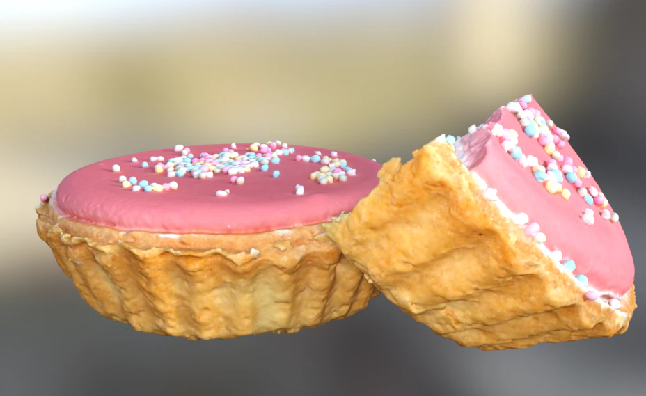 candy pastry 3D Model .c4d .max .obj .3ds .fbx .stl .blend 