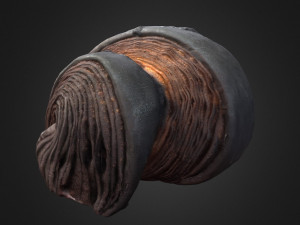 burned croissant Modèle 3D
