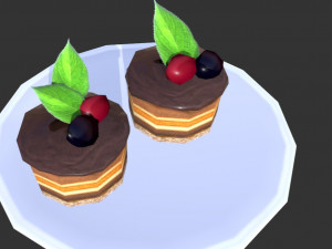 cupcakes Modello 3D