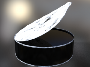 canned meat food stell Model 3D