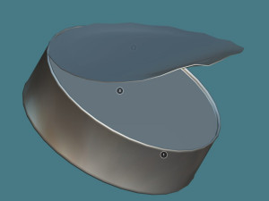 canned meat food stell Model 3D