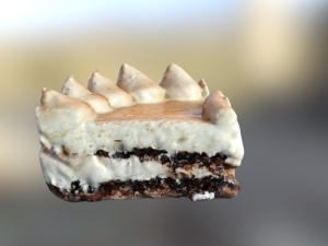 cheesecake realistic Modello 3D