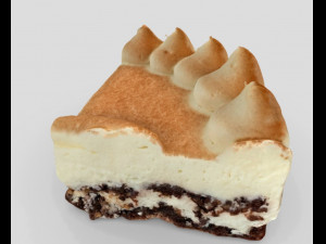 cheesecake realistic Modello 3D