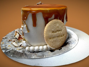 birthday cake 3D मॉडल