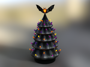 tree decor halloween 3D Model