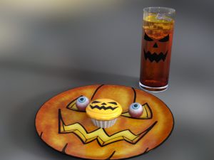 tree decor halloween 3D Модель