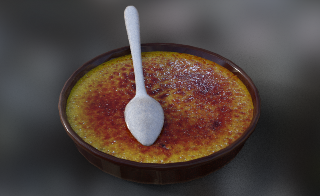 crme brle canjica curau 3D 模型 .c4d .max .obj .3ds .fbx .stl .blend 
