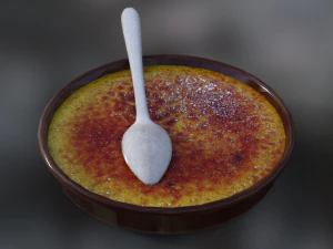 crme brle canjica curau 3D Model