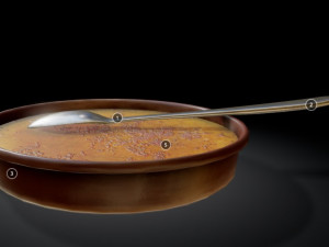 crme brle canjica curau 3D 模型