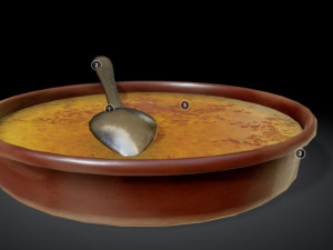 crme brle canjica curau 3D 模型
