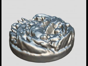 g&acirc;teau aux fruits Modèle 3D