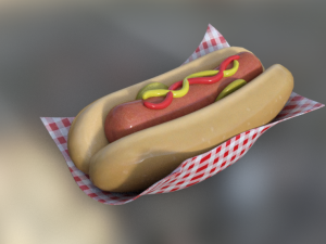 hot dog 3D Model