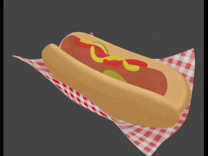 hot dog 3D Model