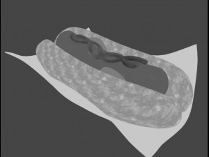 hot dog 3D Model