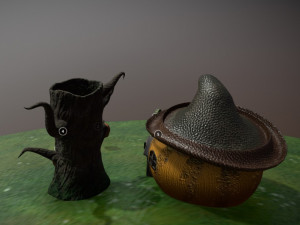 hallowen cute scene 3D-Modell
