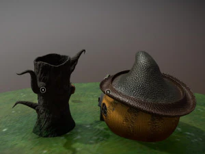 hallowen cute scene 3D Model