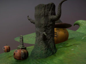 hallowen cute scene 3D Model