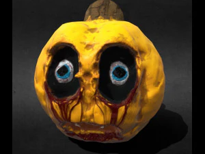 jack o lanterna ab&oacute;bora de halloween Modelo 3D