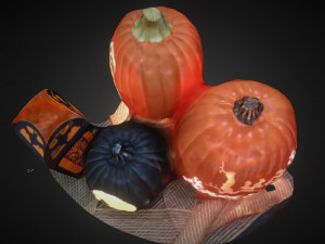 jack o lantern collection halloween moon 3D Модель