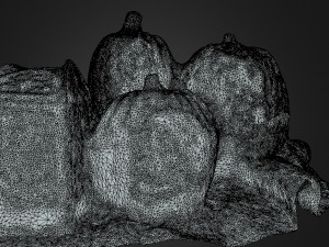 jack o lantern collection halloween moon 3D Модель